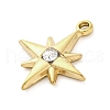 304 Stainless Steel Pendants STAS-V003-05G-10-2