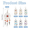 Brass Dangle Earring EJEW-TAC00017-13