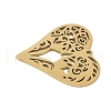 304 Stainless Steel Pendants STAS-G355-02G-2