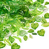 320Pcs 8 Style Transparent Acrylic Pendants TACR-TA0001-18-4