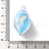 Plating UV Iridescent Acrylic Pendants OACR-B020-08-3