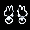 Spray Painted Eco-Friendly Alloy Swivel Snap Hooks Clasps PALLOY-T080-12M-NR-2