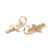 Brass Tiny Cross Charms KK-A149-07G-3