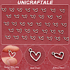 Unicraftale 200Pcs Tibetan Style Alloy Pendants TIBEP-UN0001-22-5