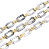Rack Plating Acrylic & CCB Plastic Chain CHAC-H001-01E-1