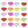 Transparent Acrylic Pendants TACR-R5-20X15mm-M-3