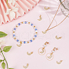 Beebeecraft 10Pcs Brass Micro Pave Cubic Zirconia Charms KK-BBC0015-97-4