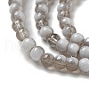 Crackle Glass Beads Strands X1-GLAA-U001-4mm-06-3