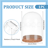 Glass Dome Cover AJEW-WH0515-11A-2