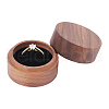 Column Wood Finger Rings Box CON-WH0089-16-1