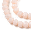 Opaque Solid Color Glass Beads Strands EGLA-A034-P3mm-D17-3