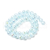 Plating Natural Selenite Beads Strands G-G120-A01-02-03-3