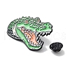 Crocodile Alloy Enamel Pin Brooch JEWB-C029-11-3