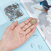 Unicraftale 100Pcs 316 Surgical Stainless Steel Earring Hooks STAS-UN0058-61-3