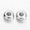Rondelle Brass Spacer Beads KK-F371-4mm-70P-1