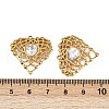 304 Stainless Steel Rhinestone Pendants STAS-L290-52G-3