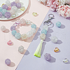   45pcs 3 styles Transparent Crackle Acrylic Beads TACR-PH0001-76-5