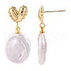 Mother's Day Jewellery Natural Pearl Dangle Stud Earrings PEAR-N022-A01-2