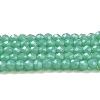 Glass Imitation Jade Beads Strands GLAA-H021-02-07-2