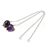 Natural Amethyst Dowsing Pendulums G-R492-01S-11-1