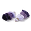 Polycotton Tassel Pendant Decorations GLAA-K060-07KCG-09-2