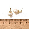 Mother's Day Jewellery Natural Pearl Ear Studs EJEW-L099-09G-5