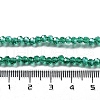 Electroplate Transparent Glass Beads Strands EGLA-A035-T3mm-A18-4