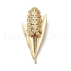 Flower Alloy Brooches for Backpack Clothes JEWB-A034-05MG-1