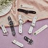 Fingerinspire 8Pcs 4 Style Imitation Leather Toggle Buckle FIND-FG0001-27-6
