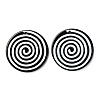 Opaque Acrylic Pendants SACR-L003-12-1