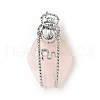 Natural Rose Quartz Pendants G-C246-06P-1