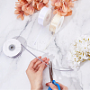 SUPERFINDINGS 3 Rolls 3 Colors Polyester Ribbons OCOR-FH0001-30-4