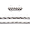 Tarnish Resistant 304 Stainless Steel Cuban Link Chain STAS-B019-02A-P-01-2