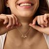 Heart Horseshoe Brass Pave Clear Cubic Zirconia Pendant Necklaces for Women FS-WG06C6B-01-3