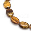 Natural Gemstone Tiger Eye Beads Strands X-G-L164-A-07-2