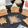 100Pcs Paper Bracelet Display Cards CDIS-WH0027-11B-02-5