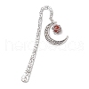 Tibetan Style Alloy Hook Bookmarks AJEW-JK00323-4