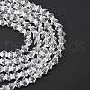 Imitate Austrian Crystal Bicone Glass Beads Strands X1-GLAA-F029-4x4mm-13-2