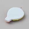 Opaque Resin Pendants RESI-CJC0011-32C-03-2