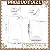 BENECREAT 2Pcs 2 Sizes Custom Acrylic Measuring Tools Sets DIY-BC0014-14-2