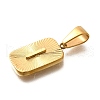 304 Stainless Steel Pendants STAS-S161-01I-G-2