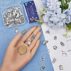 SUNNYCLUE 60Pcs 10 Styles Tibetan Style Alloy Pendants FIND-SC0010-72-3