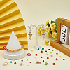 SOFPLATE Electroplate Faceted AB Color Plated Transparent Glass Beads EGLA-SP0001-20B-4