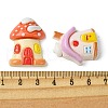 Opaque Resin Decoden Cabochons RESI-K038-03-3