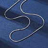 Brass Snake Chains Necklaces for Women NJEW-D302-14P-4