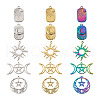  Jewelry 30Pcs 15 Style 304 Stainless Steel Pendants STAS-PJ0001-36-10