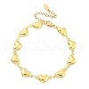 201 Stainless Steel Link Bracelets for Women BJEW-Z103-01G-01-4