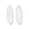 Natural Quartz Crystal Double Terminal Pointed Pendants G-C007-02B-14-2