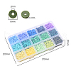 2250Pcs 15 Colors Handmade Polymer Clay Beads CLAY-YW0001-25A-3