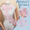 Organza Pleated Lace Ribbon OCOR-WH0097-42C-4